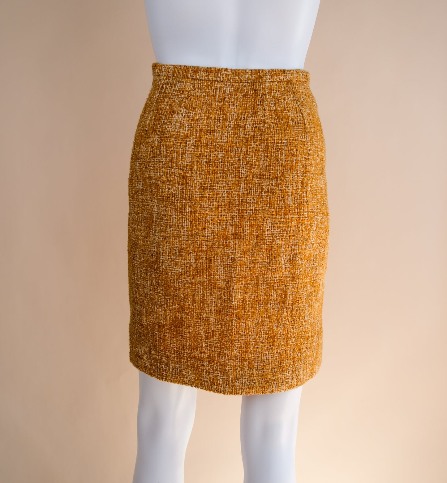 Prada S/S 1996 Orange Tweet 'Ugly Chic' Runway Skirt