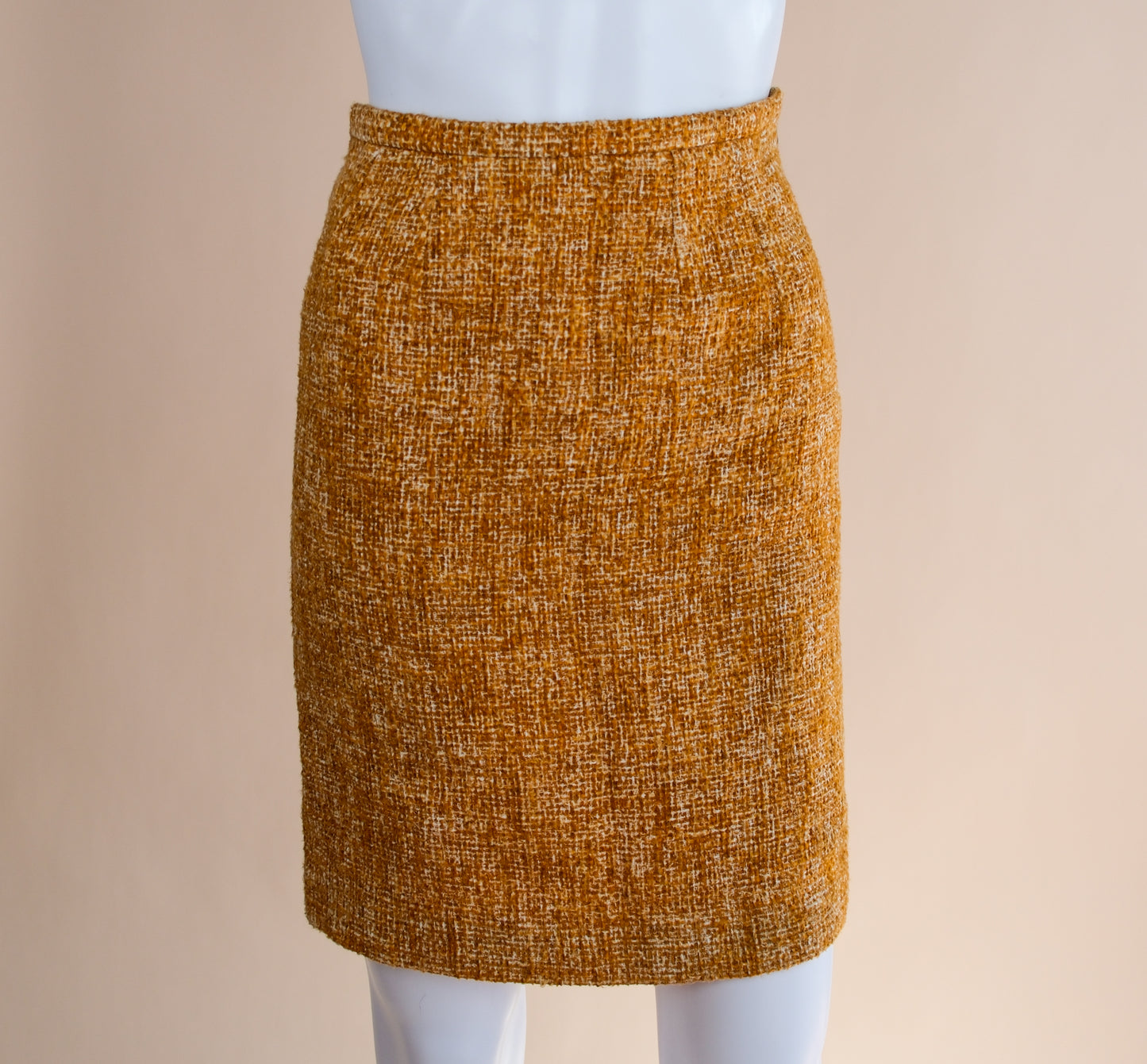 Prada S/S 1996 Orange Tweet 'Ugly Chic' Runway Skirt