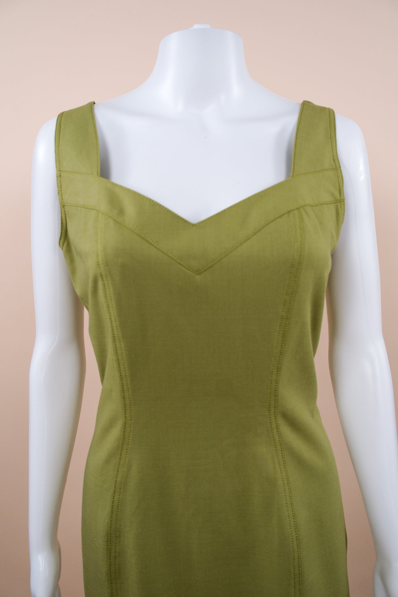John Galliano 2001 Spring Green Suit Dress & Jacket