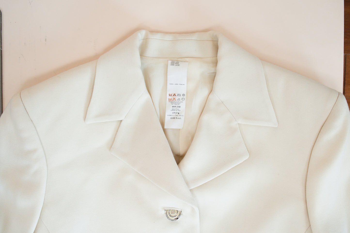 Atelier Versace S/S 1995 Runway Ecru Jacket