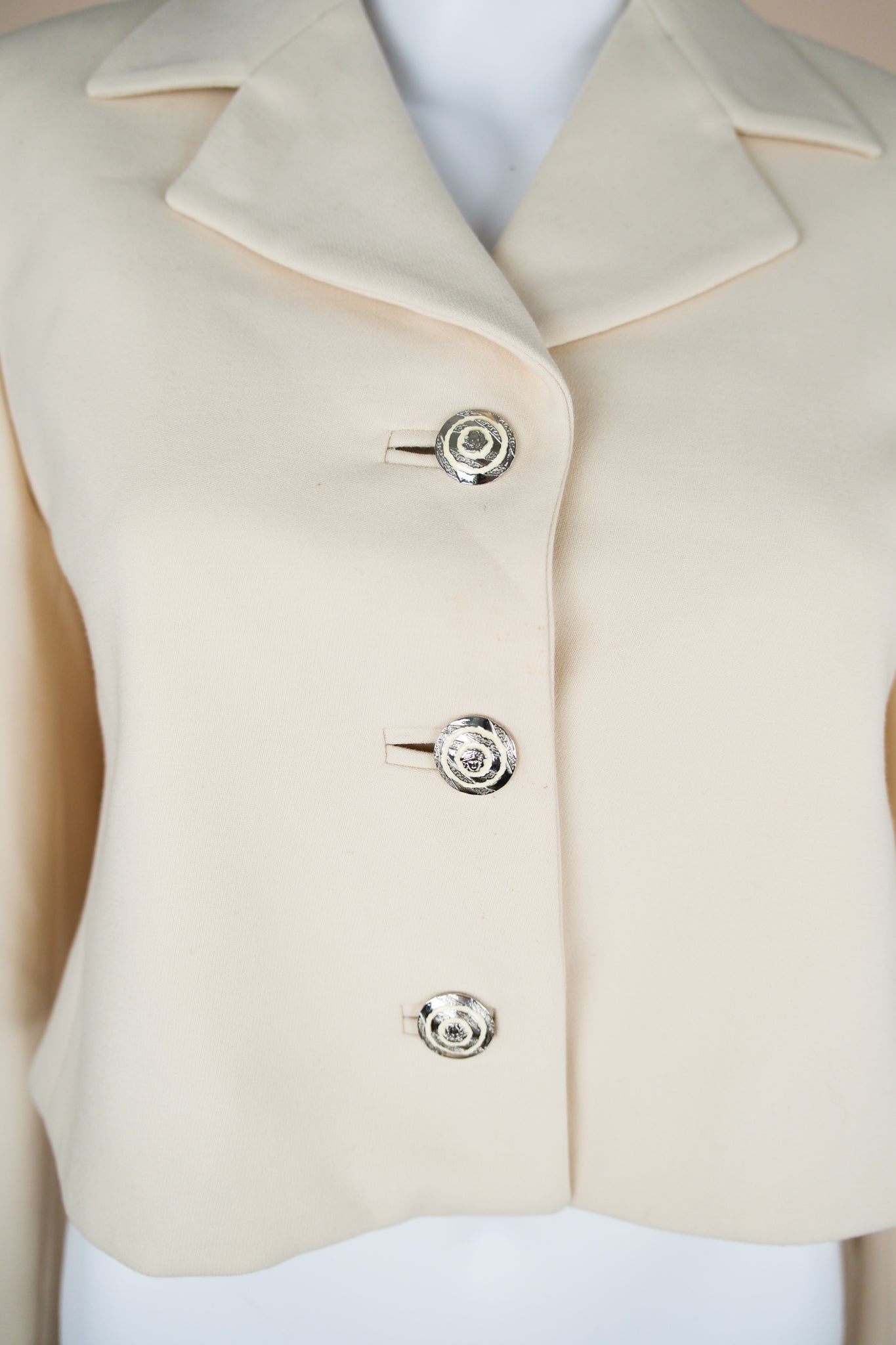 Atelier Versace S/S 1995 Runway Ecru Jacket