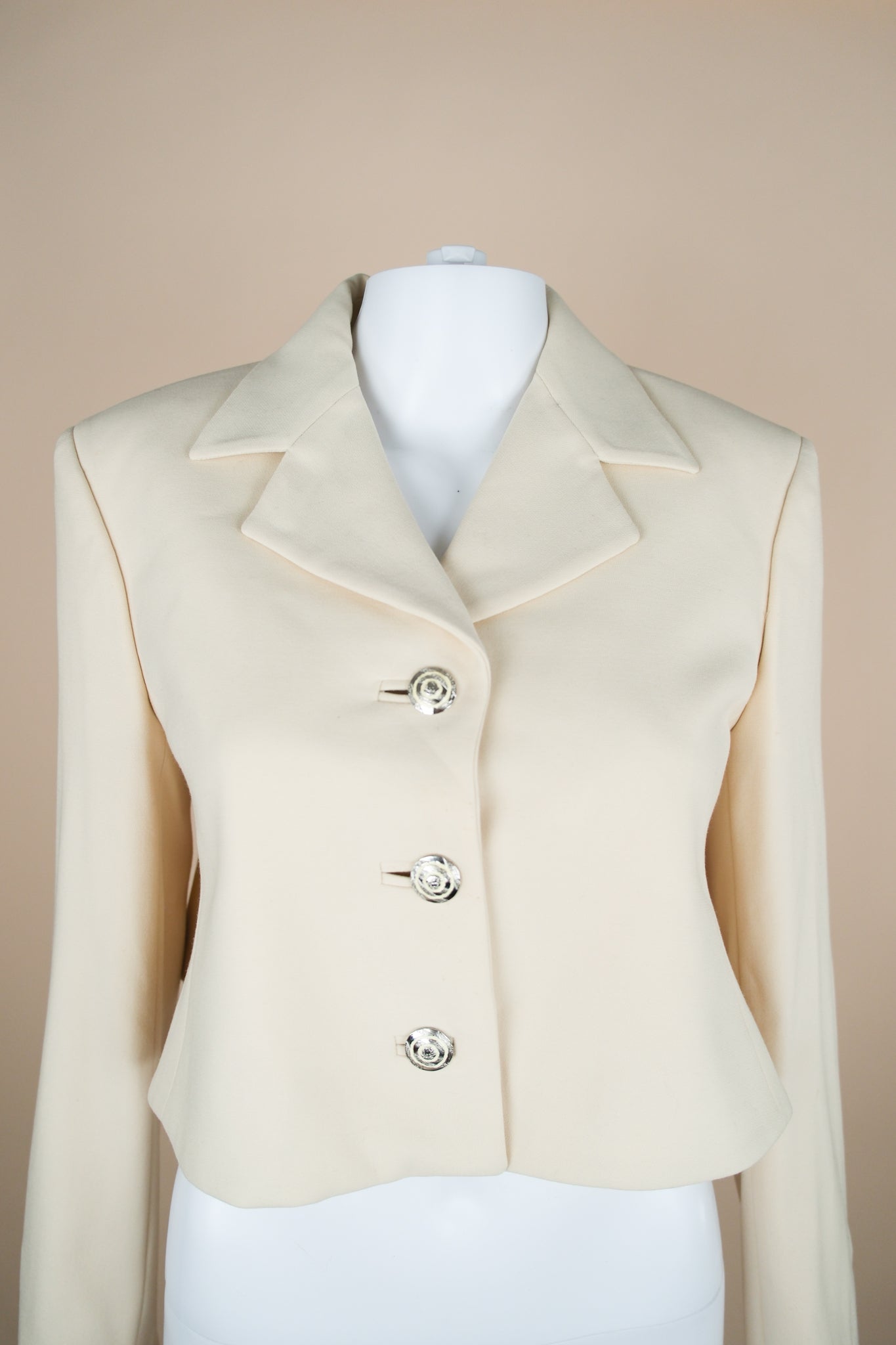 Atelier Versace S/S 1995 Runway Ecru Jacket