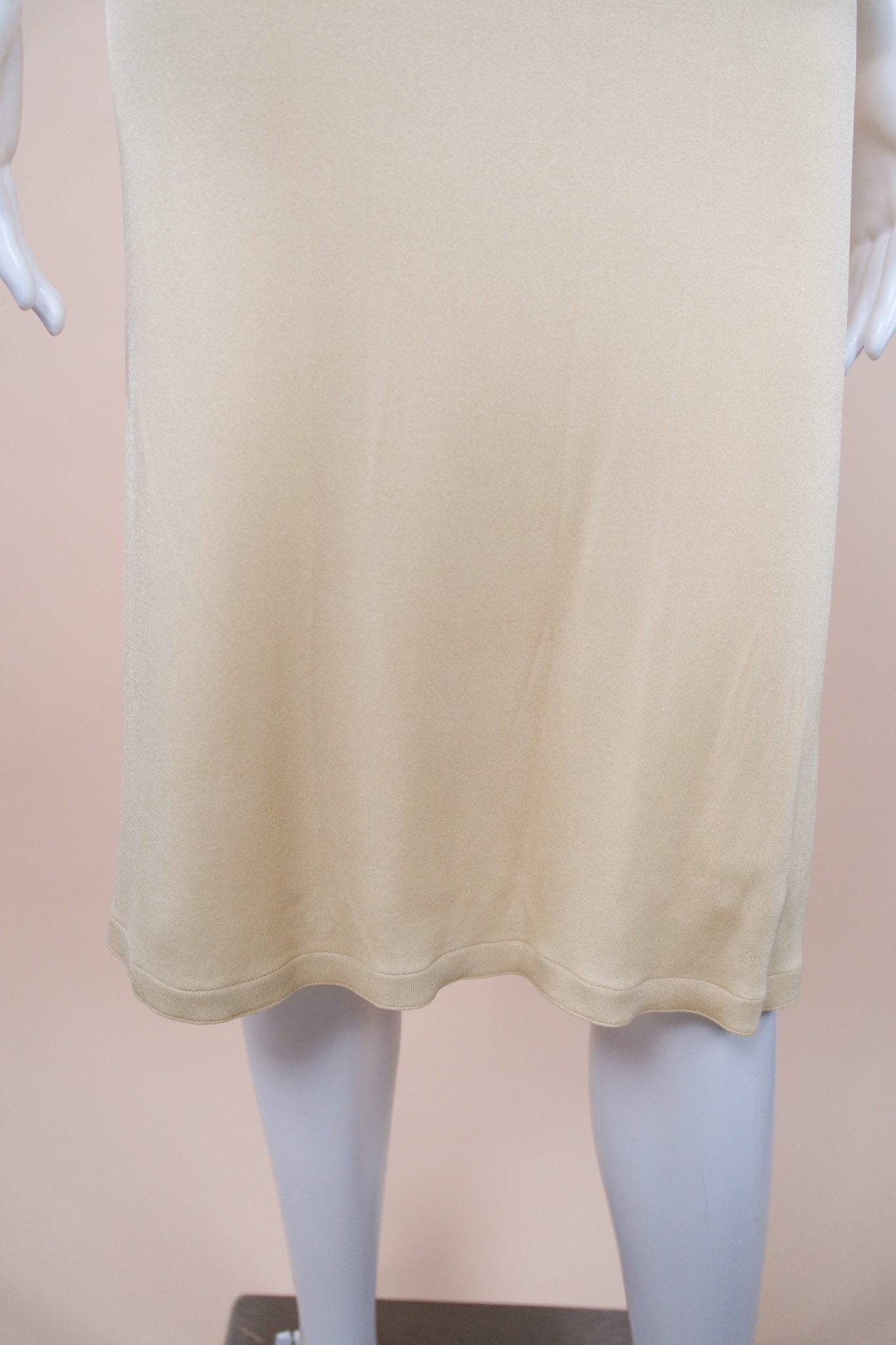 Gianni Versace Couture 1990s Butter Yellow Stretch Dress