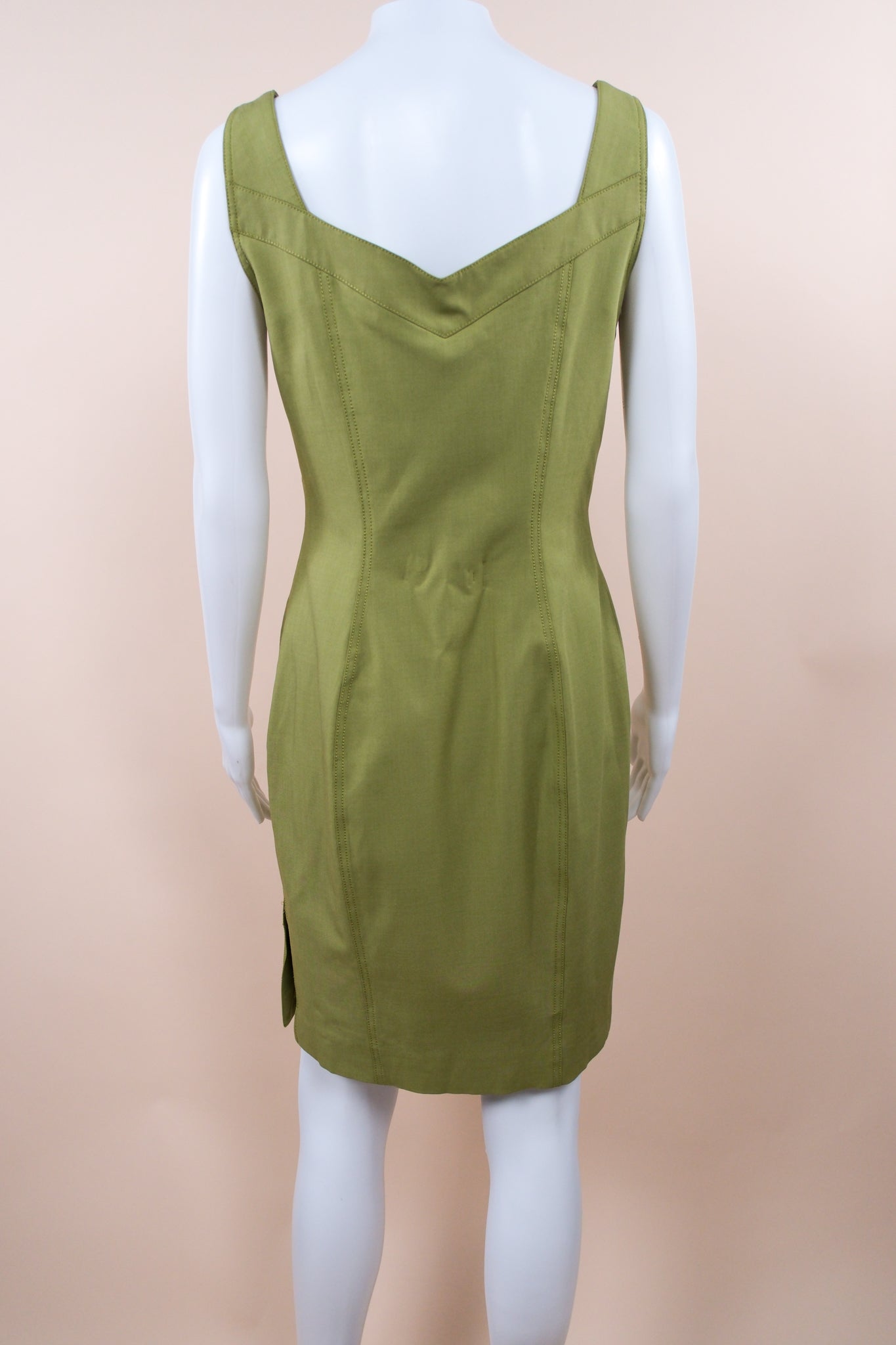 John Galliano 2001 Spring Green Suit Dress & Jacket