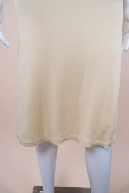 Gianni Versace Couture 1990s Butter Yellow Stretch Dress